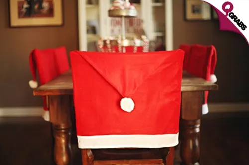 From QR49, Have Santa’s Help Decorating with 4-Piece OR 6-Piece Santa Hat Chair Covers! (Up to QR258 Value)